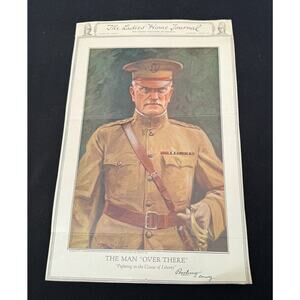 1918 General John J. Pershing Black Jack Pershing Military US Army Print